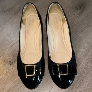 Cole Haan Emory Bow Wedge - Black